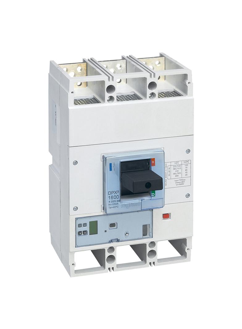Wyłącznik DPX3 1600 S1 3P 1250A 70Ka 422566 LEGRAND