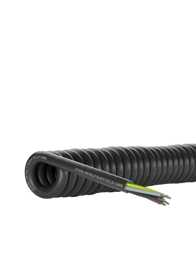 SPIRAL H07BQ-F BLACK 3G1,5/2000