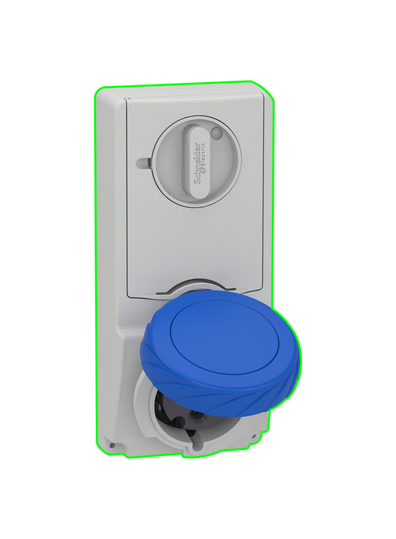 Gniazdo 200/250V 32A 2P+Z IP44 82192 Schneider