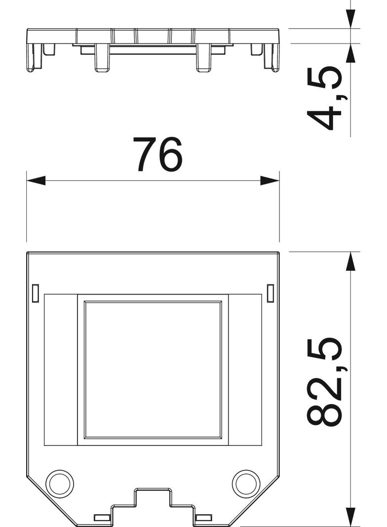 UT3 P1, Ramka montażowa