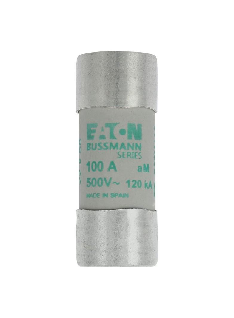 CYLINDRICAL FUSE 22 x 58 100A AM 500V AC Wkładka cylindryczna 22 x 58mm 100A AM 500V AC C22M100 EATO
