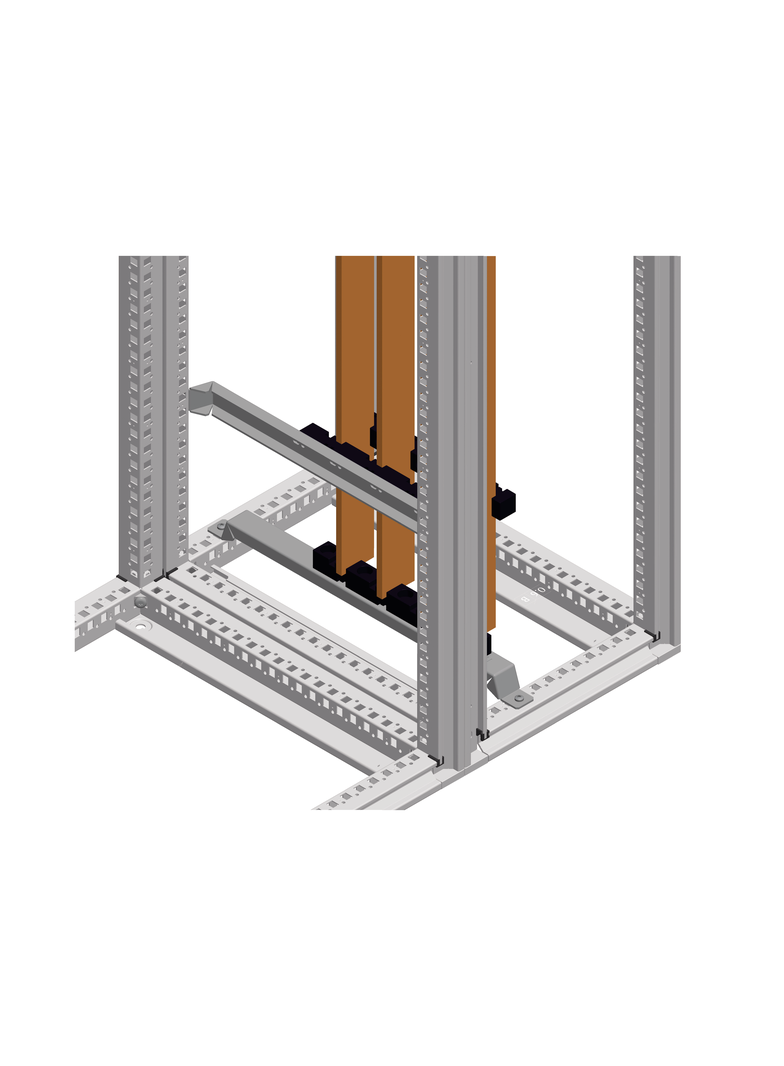 Spacial Pionowy wspornik do szyn 2 sztuki 3200A 600x 600mm