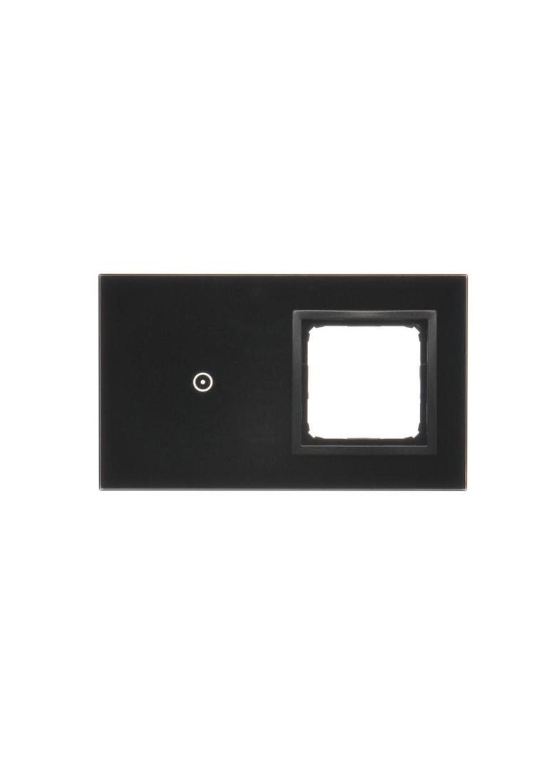 Simon 54 Touch Panel dotykowy S54 Touch 2 moduły 1 pole dotykowe + 1 otwór na osprzęt S54 zastygła lawa DSTR210/73 KONTAKT