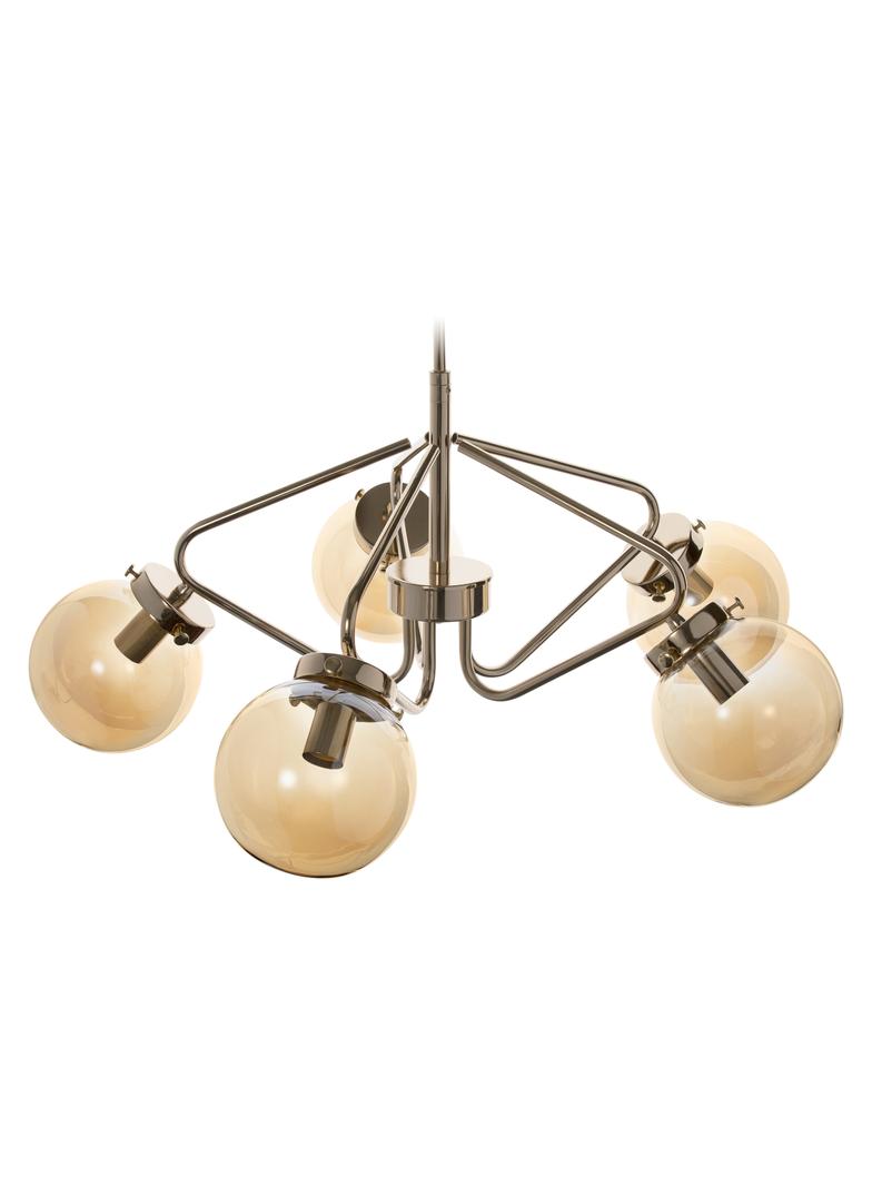 Bulat 5P E14 lampa wisząca max. 5x40W złota AD-LD-6220CE14S ORNO