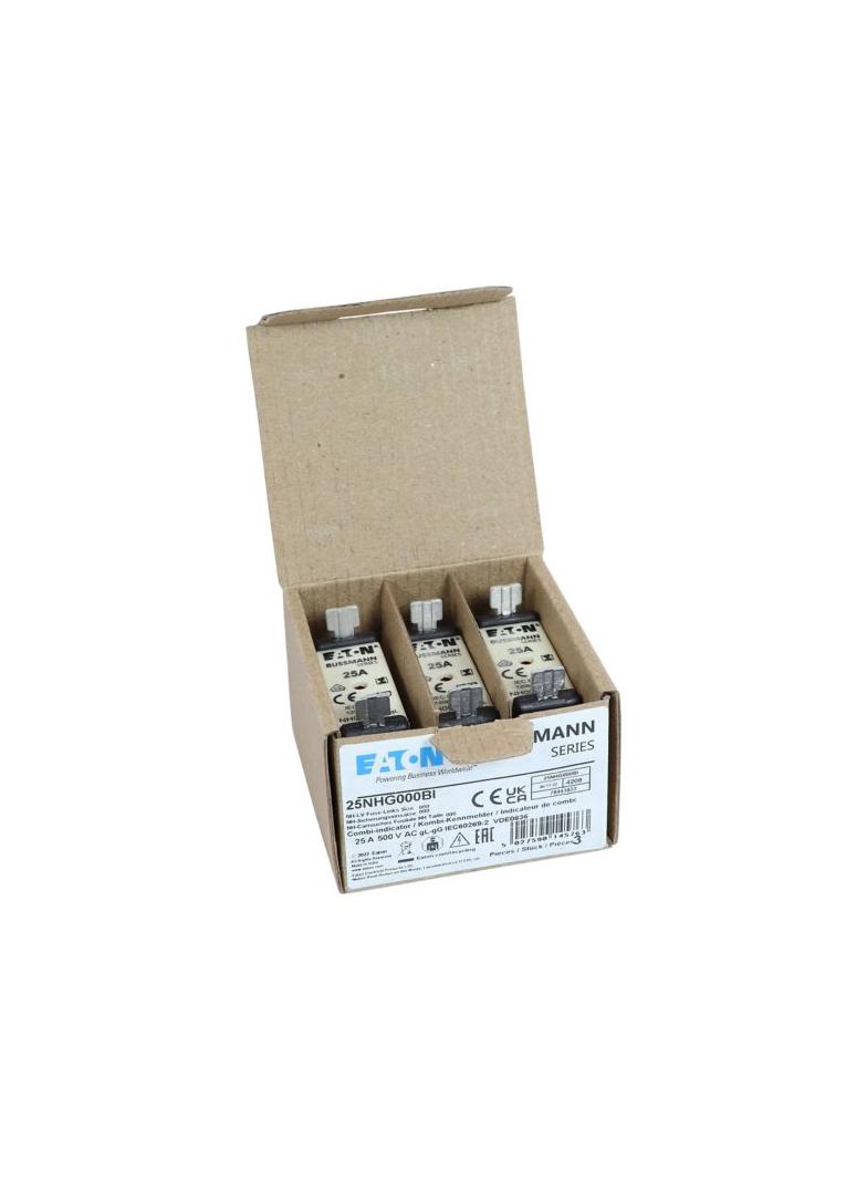 25NHG000BI Wkładka NH 25A 500V GL/GG rozmiar 000 25NHG000BI EATON