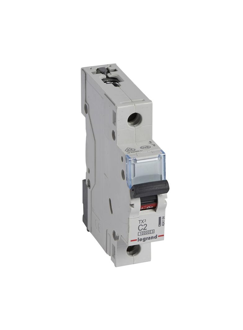 Wyłącznik Nadprądowy S 311 1P C2A 10000A TX3 404164 LEGRAND