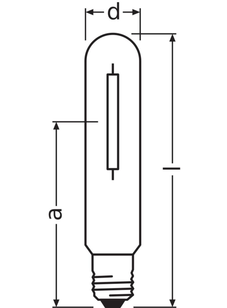 Wysokoprężna lampa sodowa NAV-T 100 SUPER 4Y