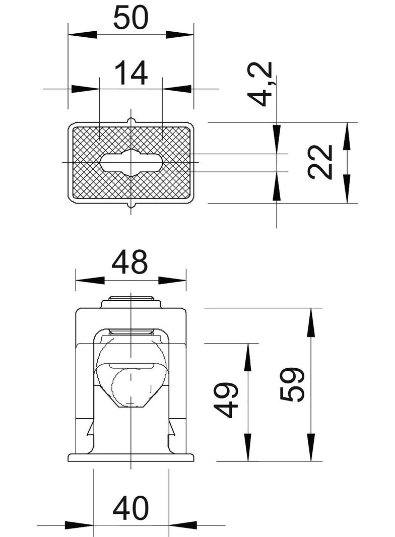 3042, UCHWYTY ISO 24-34 TWORZ.SZ.