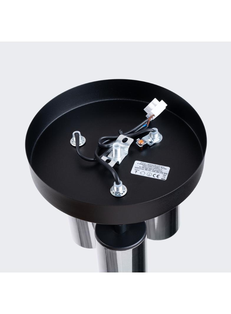 Plafon WINX 3P czarny/chrom