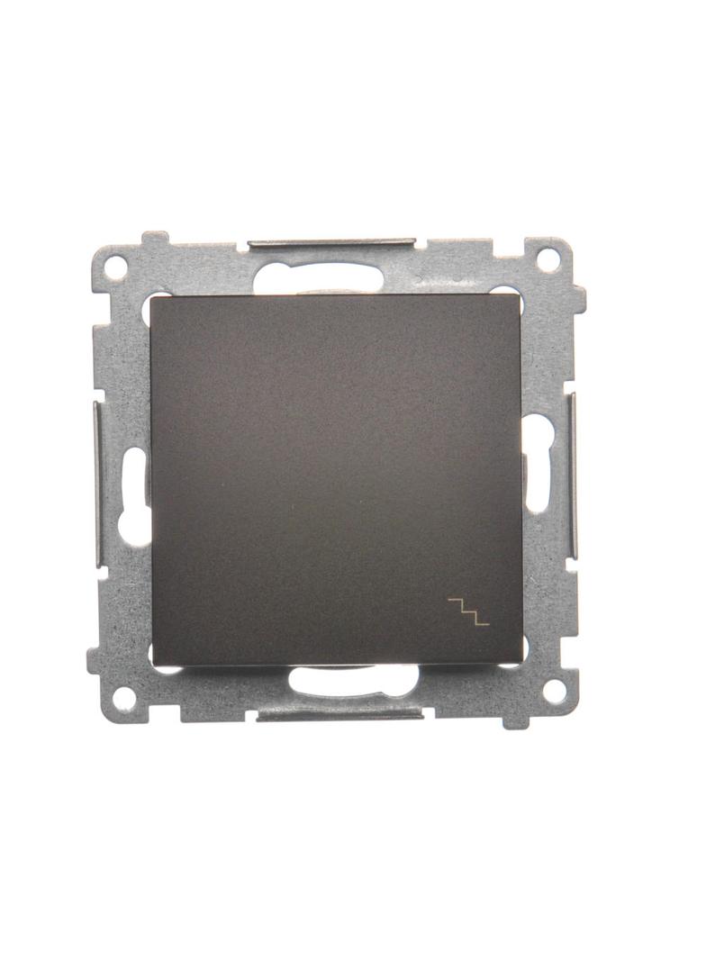 Simon 54 Łącznik schodowy 10A 250V szybkozłączka brąz mat DW6.01/46 KONTAKT