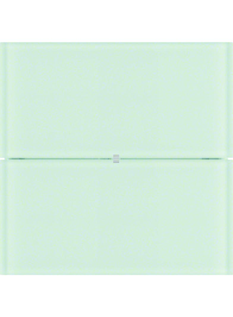 BERKER B.IQ Przycisk podwójny komfort szkło białe 75162590 HAGER