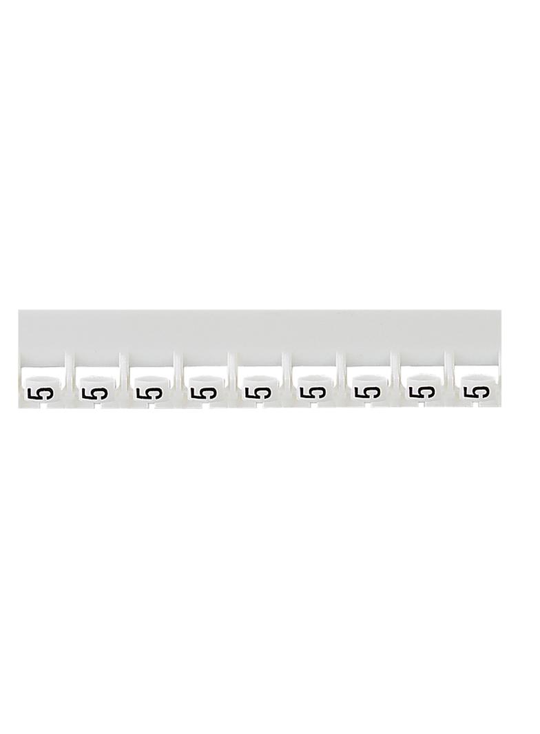 Oznacznik 'Memocab' Białe Cyfry 5 (X600) 037785 LEGRAND