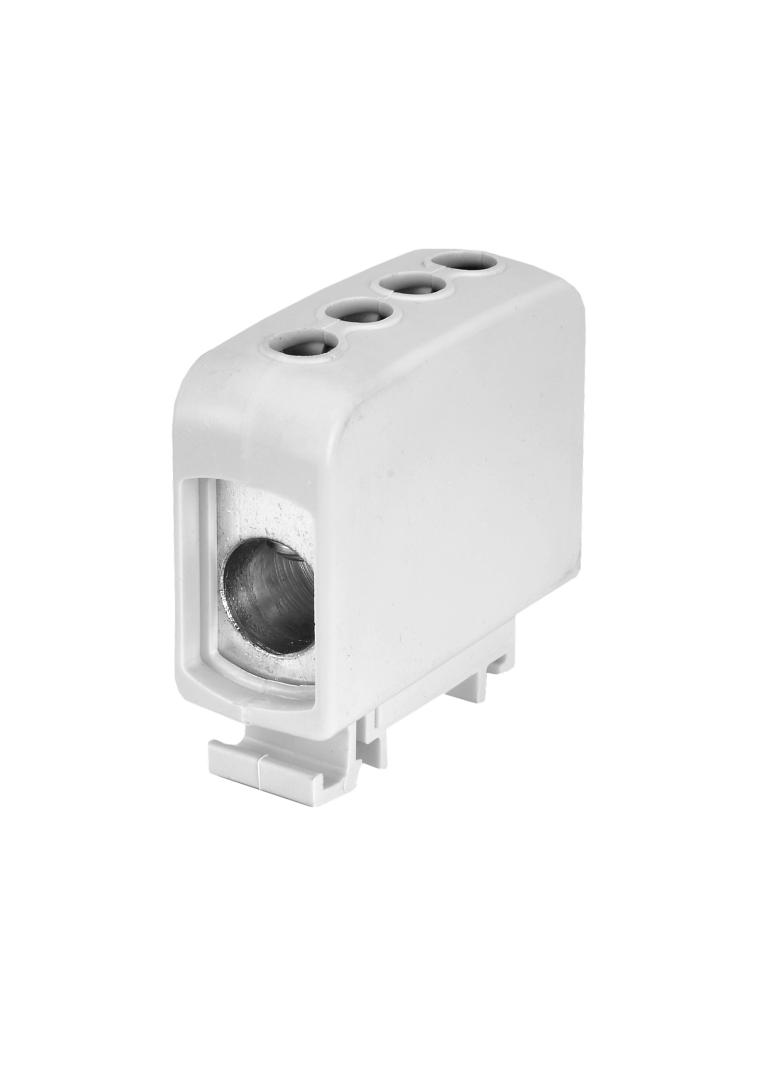 ZGG1x70/2x35s ,  Złączka sz. gwint. AL/CU, 1 x 70 mm2 / 2 x35 mm2, TS 35/ 1 tor, szary