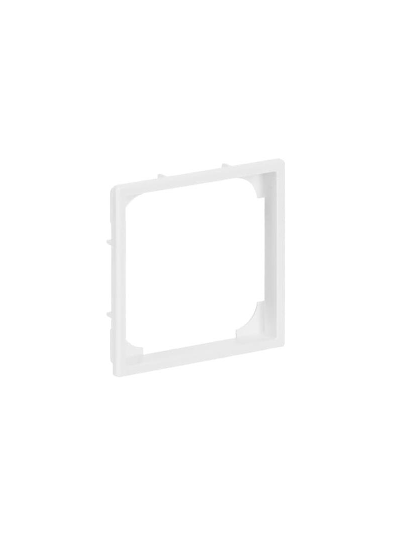 FUTURE Pierścień pośredni Do mocowania pokryw o wymiarach 55 x 55 mm biały studyjny