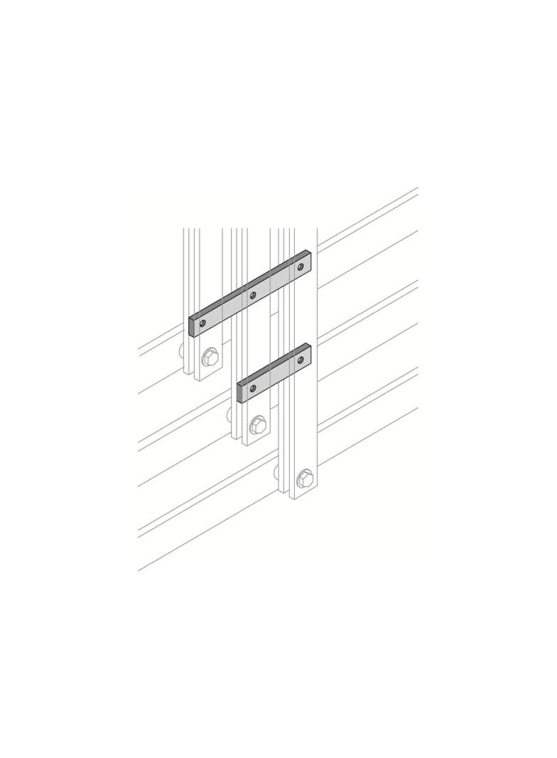ZX671 Profil GFK łącznik szynowy izolacyjny 190mm