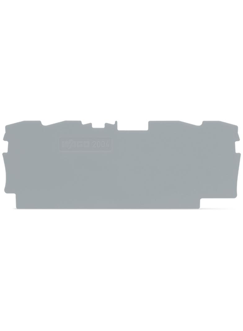 Ścianka końcowa szara TOPJOBS 2004‑1491 /25szt./ WAGO