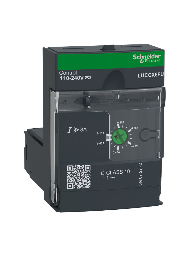 Zaawansowany moduł sterowania klasa 10 0,15-0,6A 110/240V AC/DC LUCCX6FU