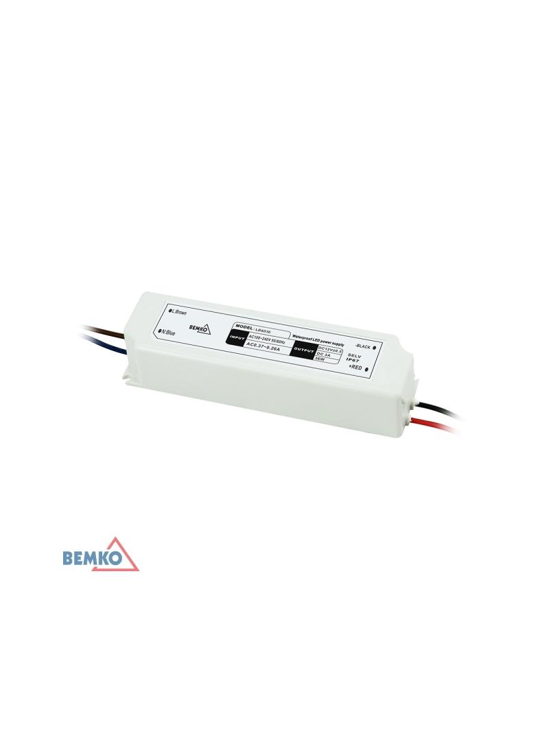 ZASILACZ ELEKTRONICZNY LED HERMETYCZNY IP67 12V 36W