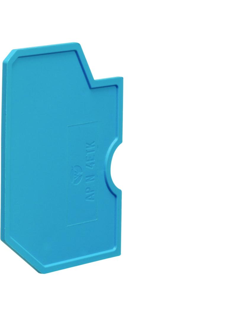 Osłona końcowa do zacisku 6mm2 KWE24B HAGER