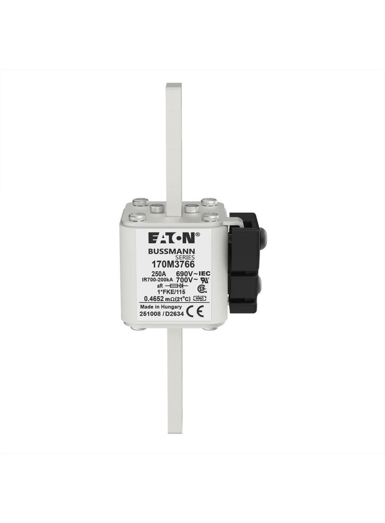 FUSE 250A 690V 1*FKE/115 AR UC Wkładka szybka 250A AC 690V rozmiar 1 45x59x148 mm aR 170M3766 EATON