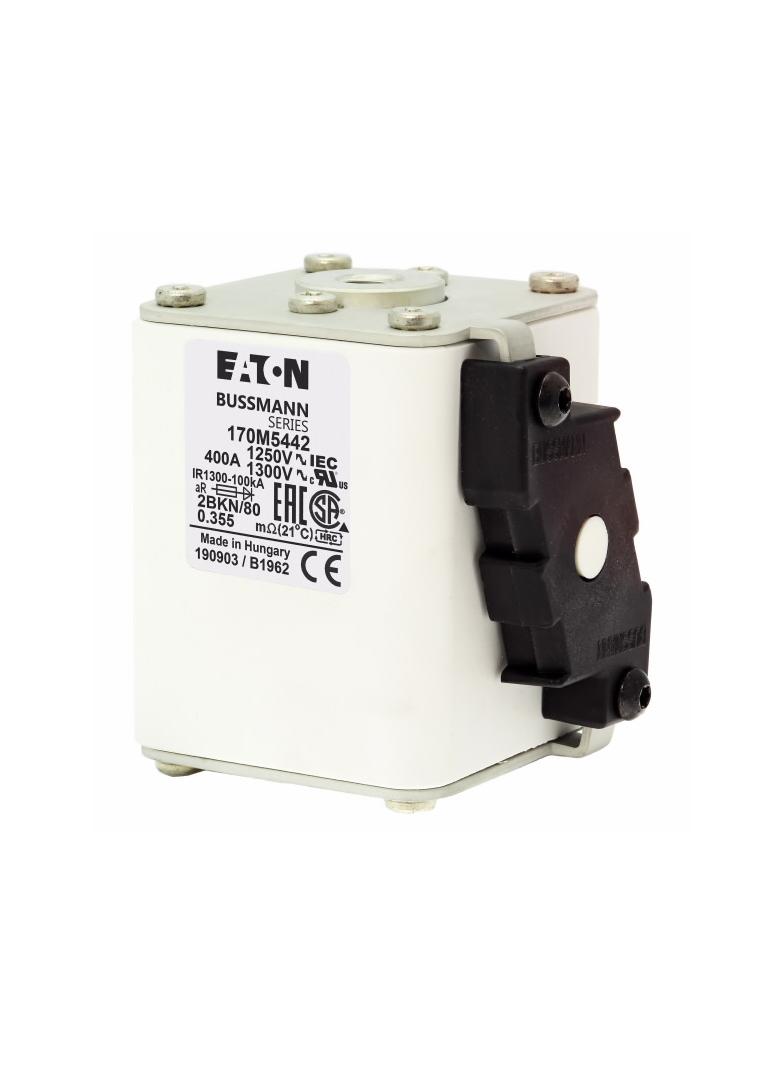 FUSE 400A 1250V 2BKN/80 AR CU Wkładka szybka 400A AC 1250V rozmiar 2 61x77x81 mm aR IEC UL 170M5442