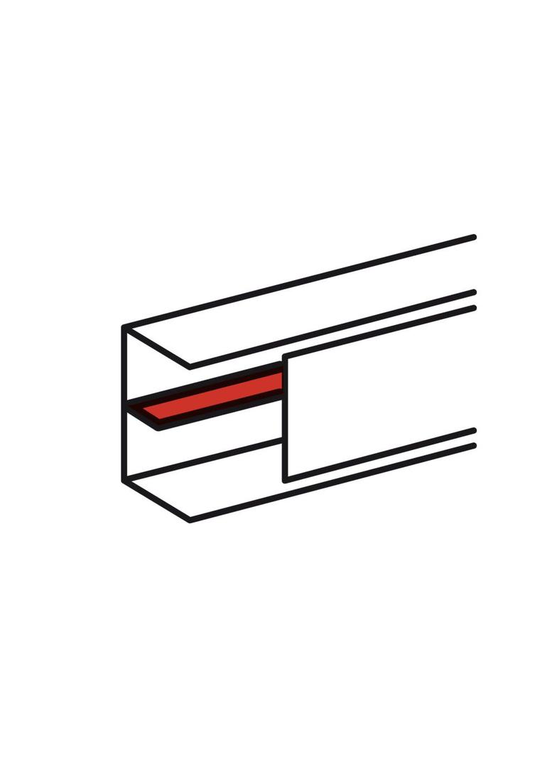 DLP ALU PRZEGRODA SEPARACYJNA, WYSOKOŚĆ 65, Legrand