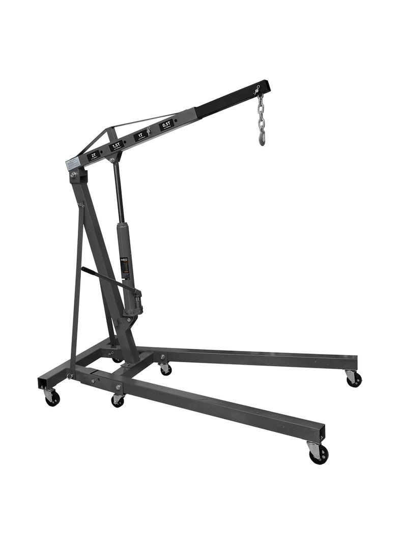 Podnośnik warsztatowy 2 t, 25-2382 mm, żuraw