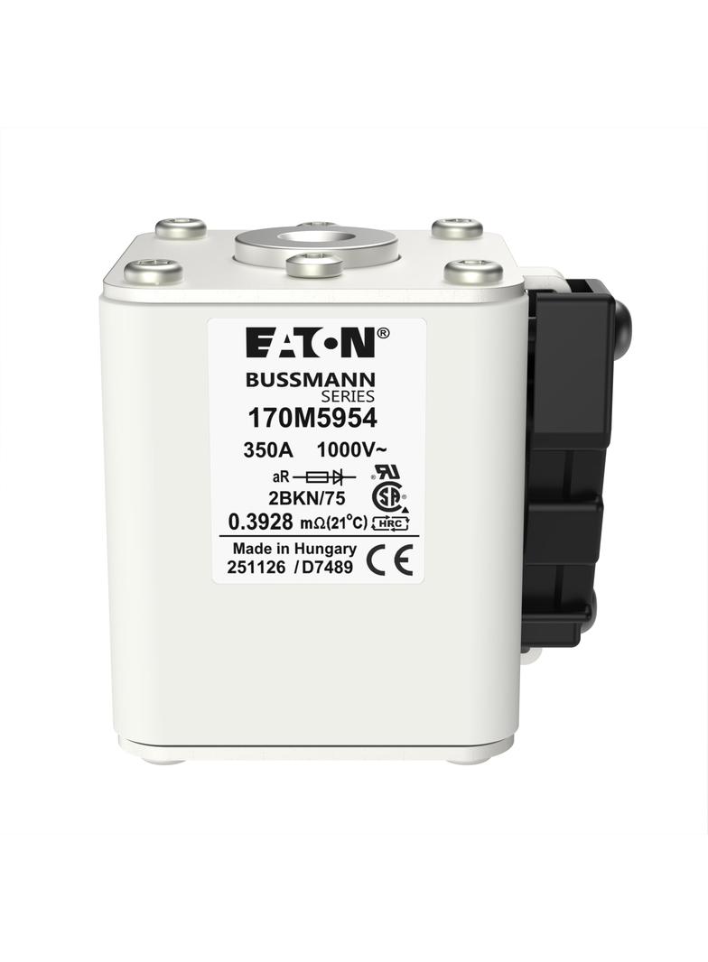 FUSE 350A 1000V 2BKN/75 AR UR Wkładka szybka 350A AC 1000V rozmiar 2 59x77x75 mm aR IEC UL 170M5954