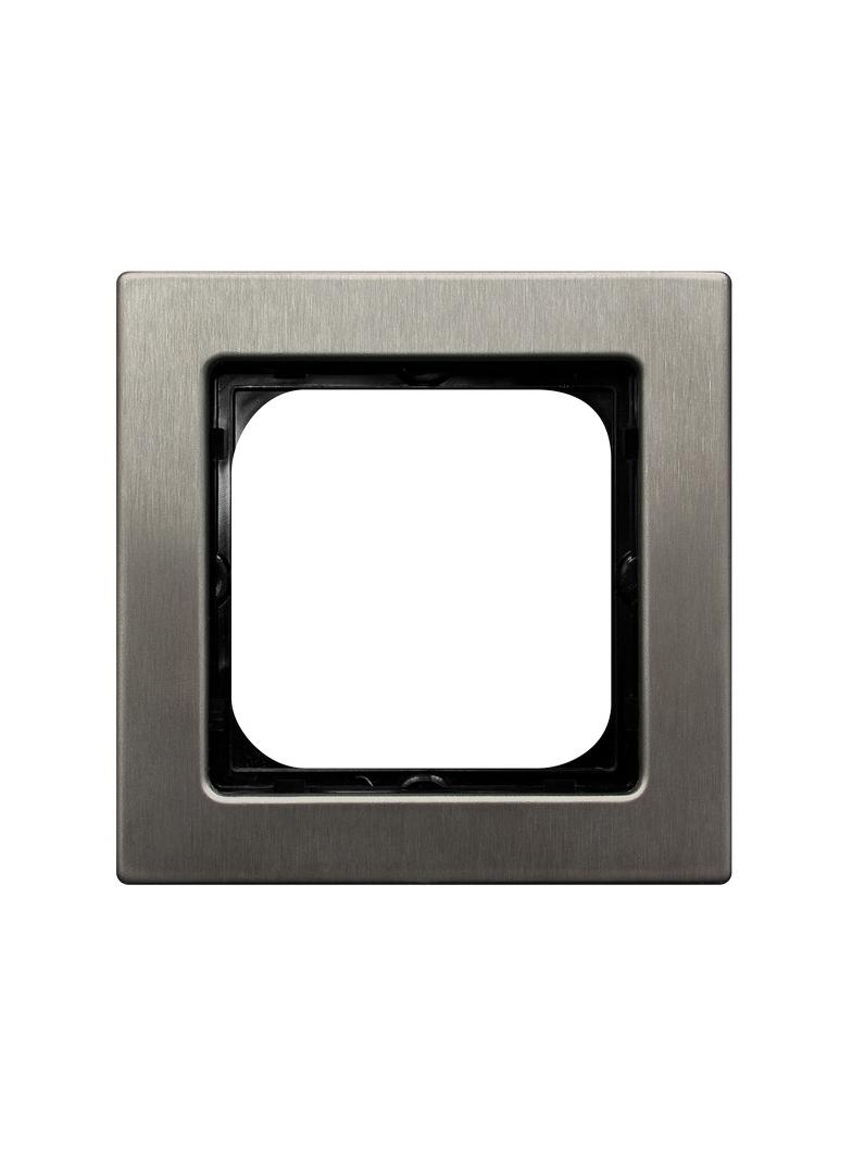 SONATA Ramka pojedyncza - kolor stal inox
