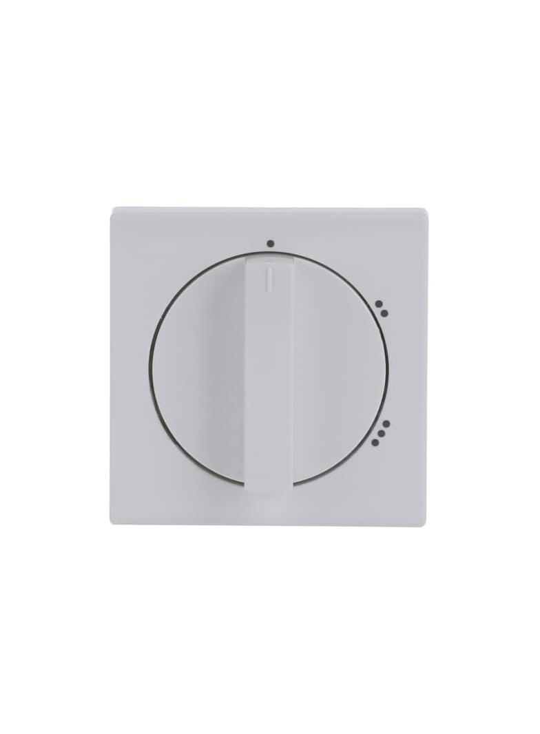 CARAT/FUTURE  Pokrywa z pokrętłem i nadrukiem biały studyjny