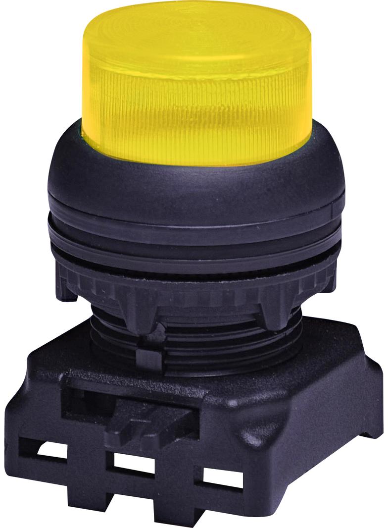 EGPI-Y - Napęd z guzikiem wystającym podświetlanym - Żółty