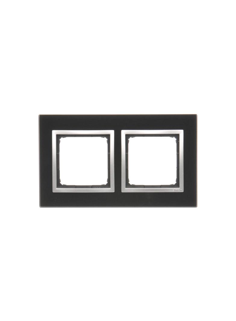 Simon 54 Nature Ramka 2-krotna Nature-Szkło KSIĘŻYCOWA LAWA IP20/IP44* (*IP44-należy zastosować zestaw uszczelek DUN2) DRN2/74 KONTAKT