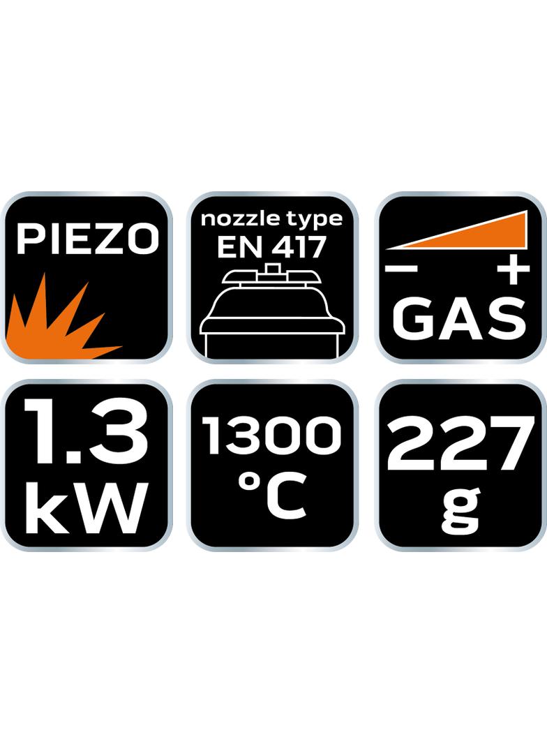 Palnik gazowy nakręcany + nabój z gazem butan, 227g
