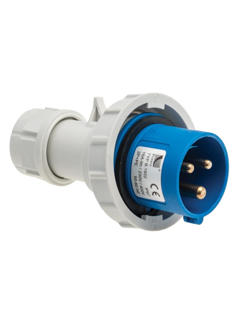 wtyczka siłowa 16A 3P IP67