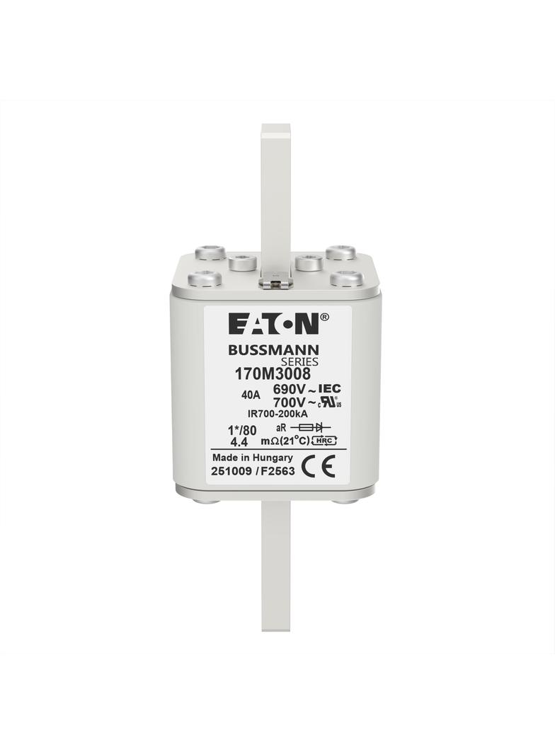 40A 690V 1*/80 aR INDICATOR FUSE Wkładka szybka 40A AC 690V compact DIN 1 45x45x104 mm aR 170M3008 E