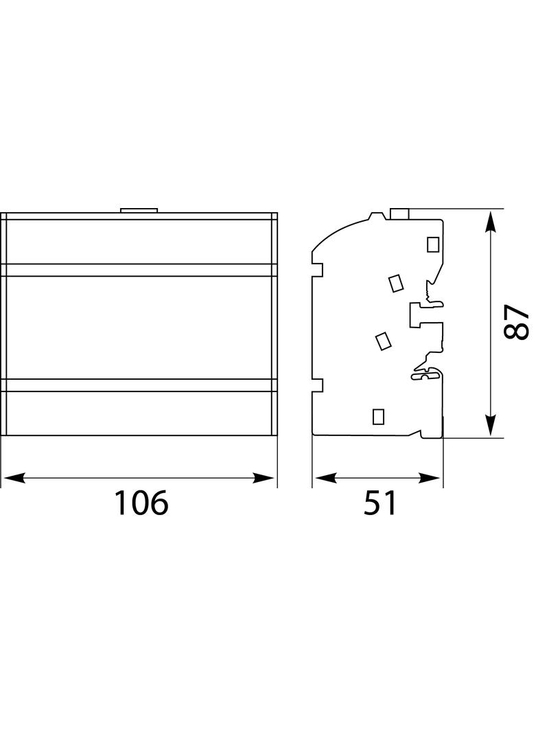 Blok Rozdzielczy listwa łączeniowa 4x11 BRZ-4X11 125A 49.711 OPATÓWEK