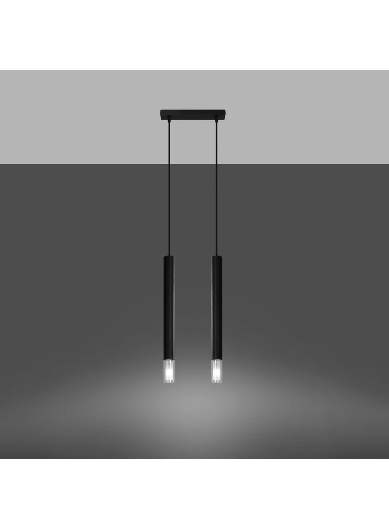 Sollux Lampa wisząca WEZYR 2 czarna SL.0961