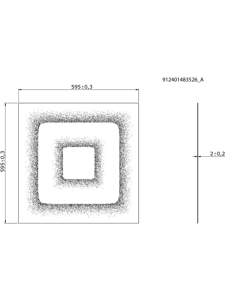 Akcesorium Coreline RC159Z Deco Double Square W60L60 (5pcs) 9,12401E+11 PHILIPS
