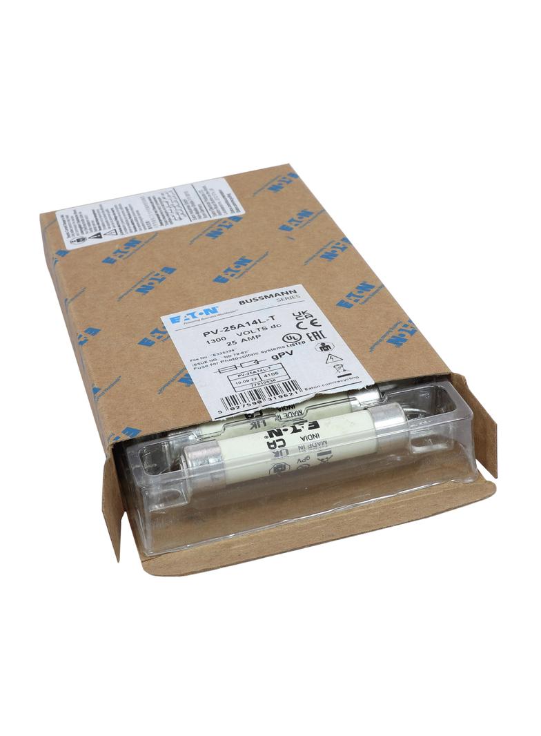 PV-25A14L-T Wkładka PV cylindryczna 25A 1300V DC 14x65MM PV-25A14L-T EATON