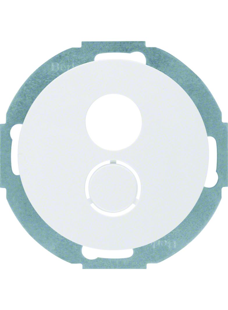 BERKER R.classic Płytka czołowa do gniazda głośnikowego biały 11962079 HAGER