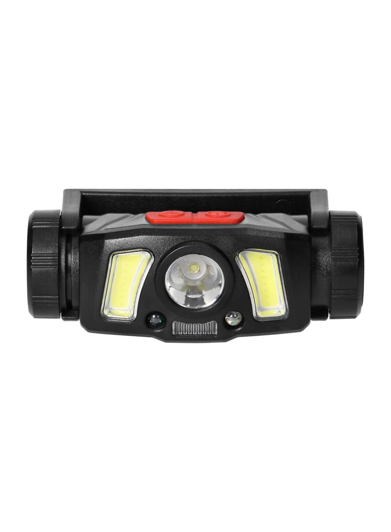 Latarka czołowa/światło rowerowe LED COB + XPG z akumulatorem Li-ion 1200 mAh, czujnik ruchu