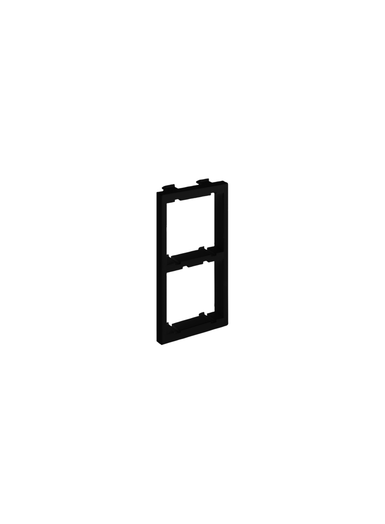 Adapter CIMA na 2 moduły K45 (45x45mm)pionowo szary grafit S62/14 KONTAKT