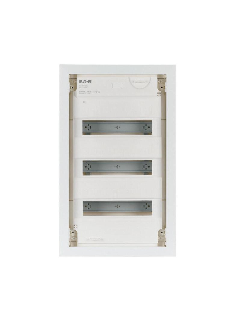 KLV-36UPS-F Rozdzielnica modułowa podtynkowa płaska 3x12 kl.II IP30 zawiera listwy N/PE 178818 EATON