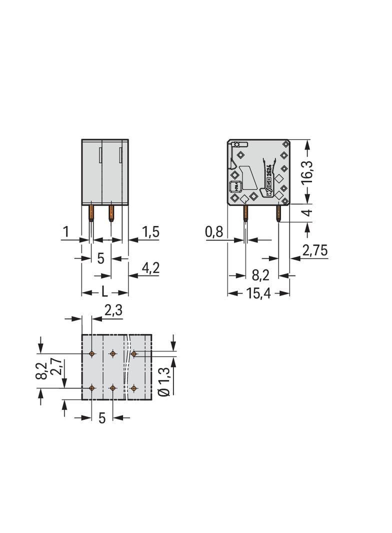 złączka do płytek drukowanych