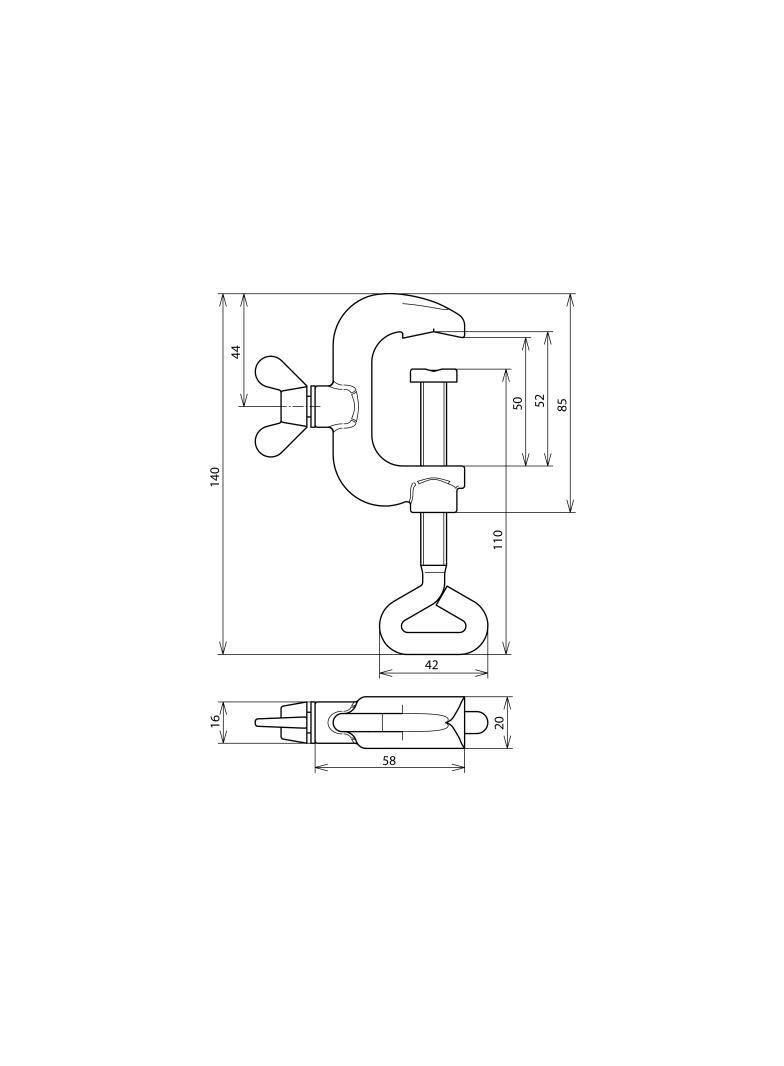 Zacisk uziemiający do rur 5-45 mm, wariant A, 6-16 mm2, TG/tZn