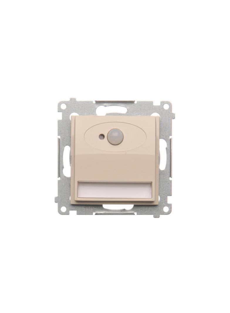 Simon 54 Oprawa oświetleniowa LED z czujnikiem ruchu 230V AC 1.4 W białe zimne 5900 K kremowy