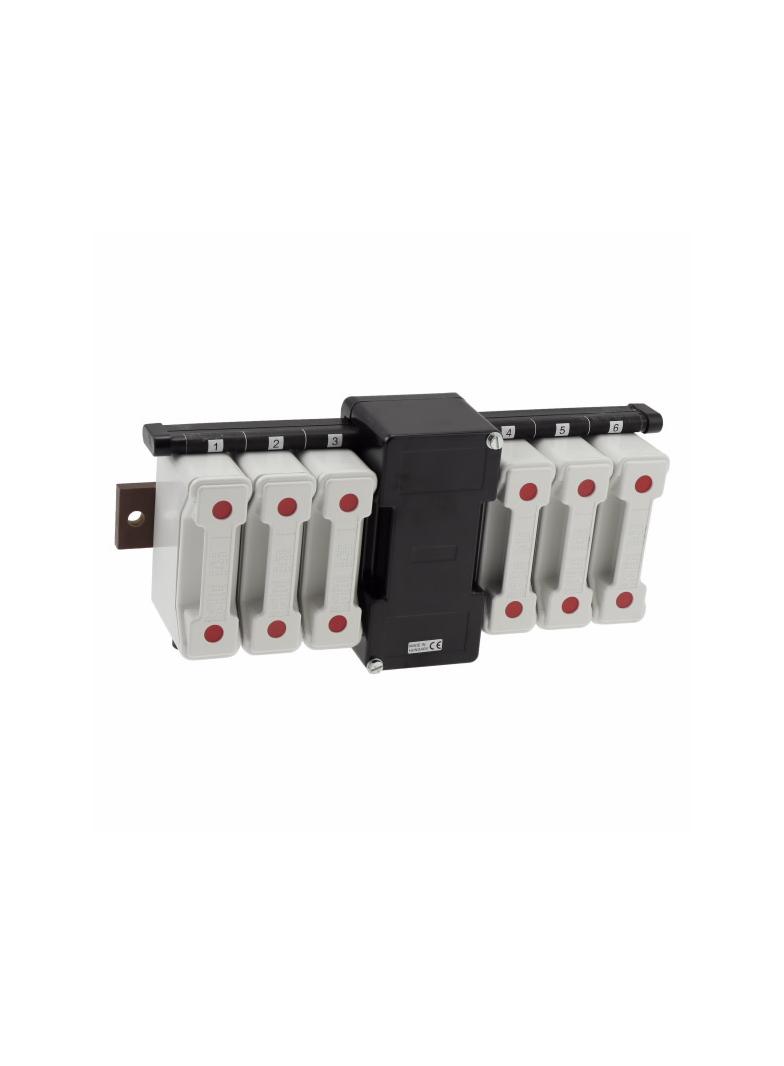 RED SPOT FUSEBANK 63A 660V AC 6 WAY WH RED SPOT Podstawa bezpiecznikowa 63A 660V AC 6P Biała RSFB636