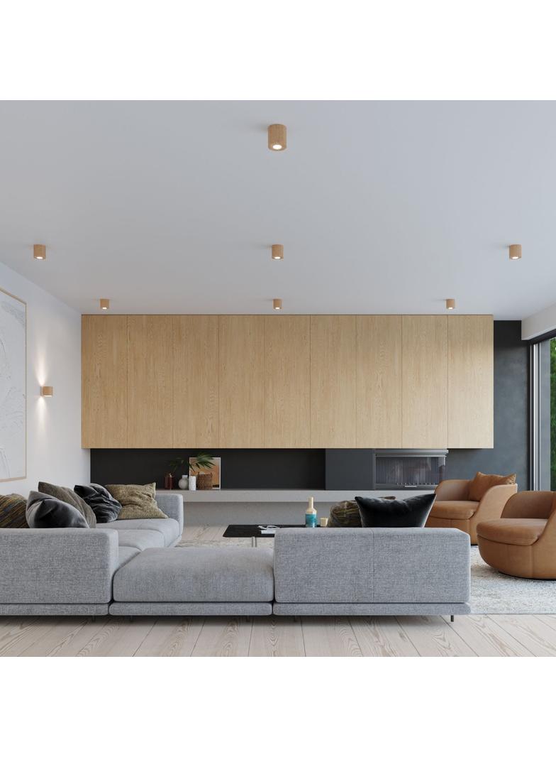 Sollux Plafon ORBIS naturalne drewno SL.0492