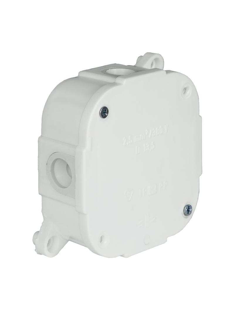 VP-74 Puszka n/t 88x88x40mm IP44 400V biała VP 074-01 61.173 OPATÓWEK