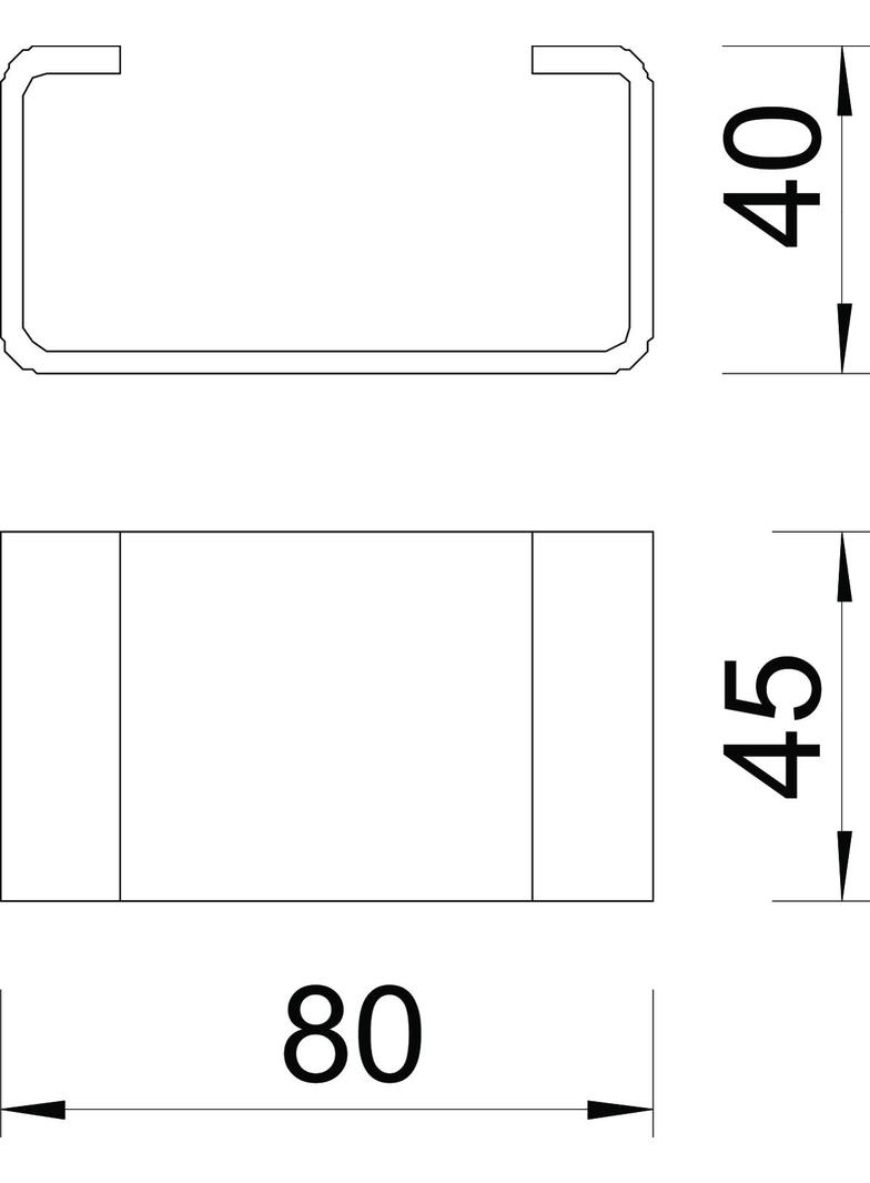DSK 45, ELEMENT DYSTANSOWY 45 MM VA